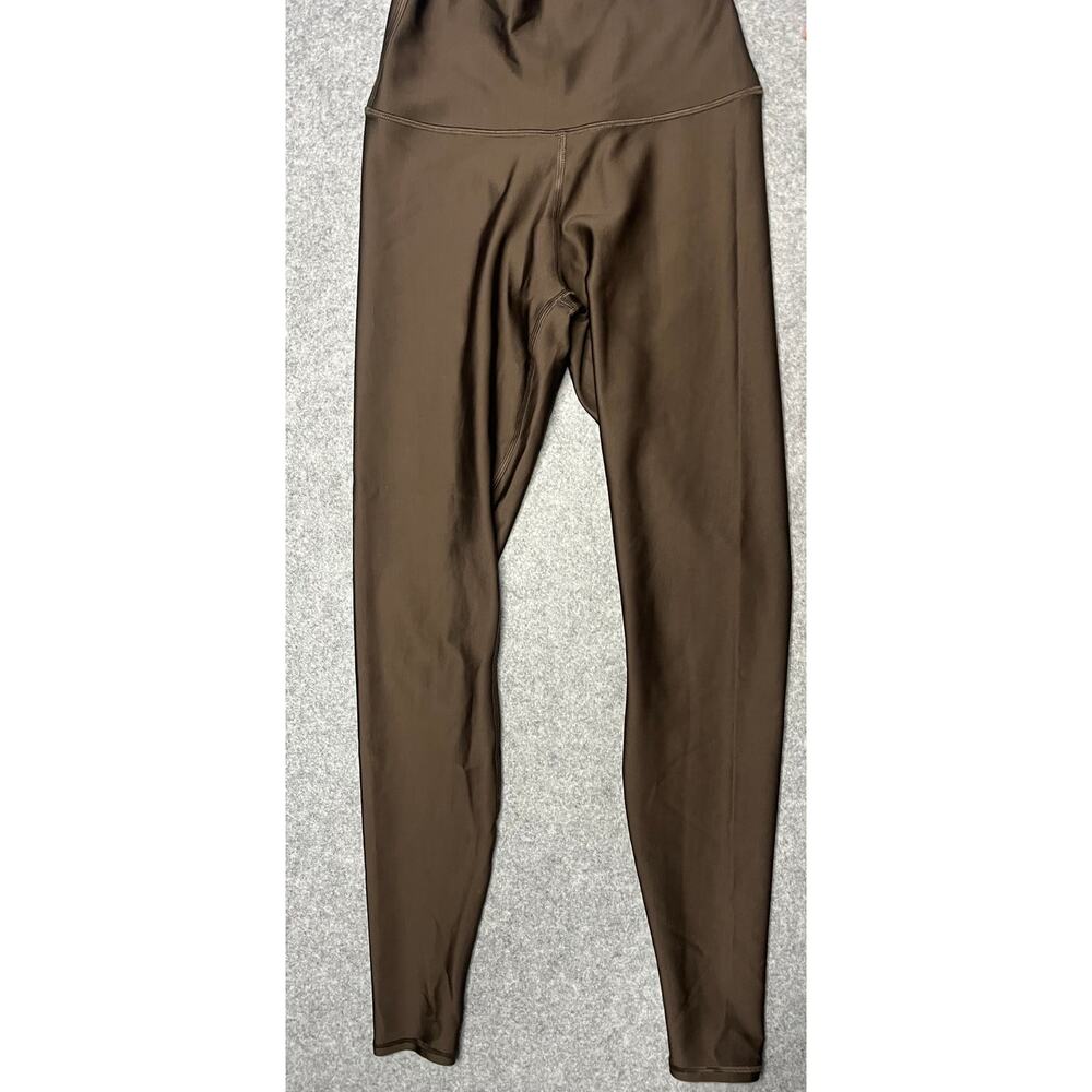 Alo High-Waist Airlift Brown Espresso Performance Legging Full Length Small Nwot View 6